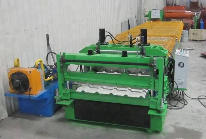 best price metal step tile roof panel roll forming machine