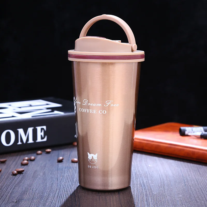 Thermos Mug Coffee Cup with Lid Thermocup Seal Stainless Steel Vacuum Flasks ThermosesThermo Mug for Car