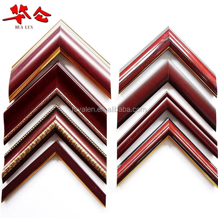 Popular antique design moulding gold ps decor photo frame with various sizes and colors