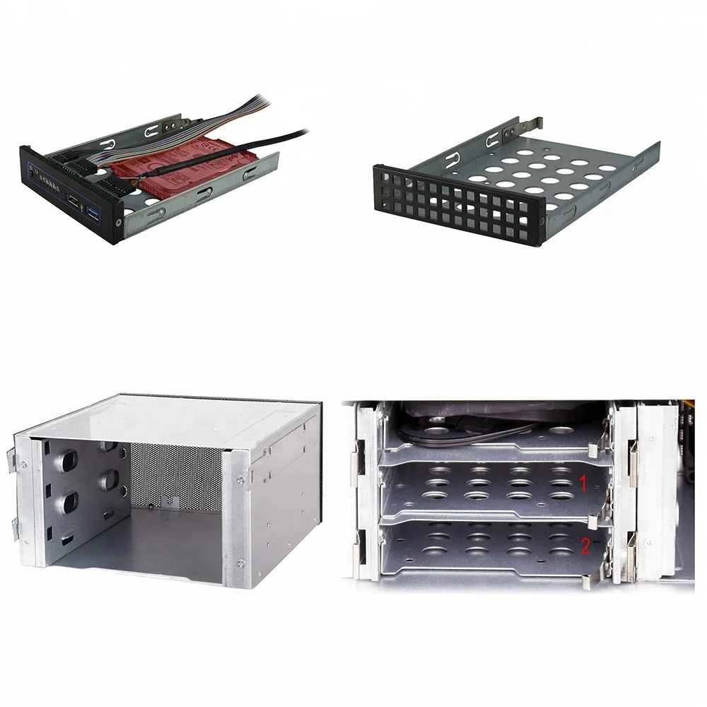 PC Computer Industrial Rack Mount Server Chassis Case 2U