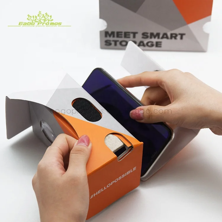 2024 Promotional Gift Custom Logo Google Cardboard Portable and Foldable Vr Glasses