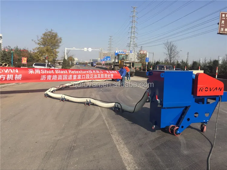 ROPW series hot sale ,portable, horizontal shot blasting machine for deck of ship