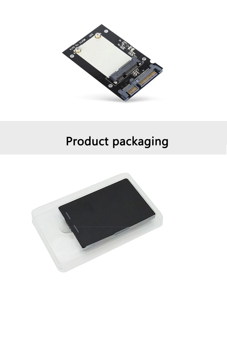
MSATA to SATA 3 ssd adapter m.2 ssd enclosure 