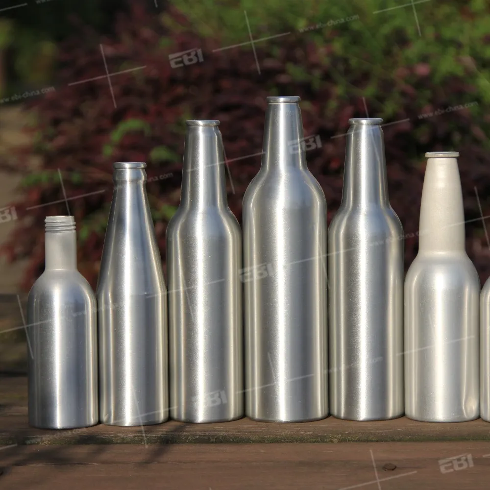 New bottles for beer 33ml model custom made aluminum liquor bottles
