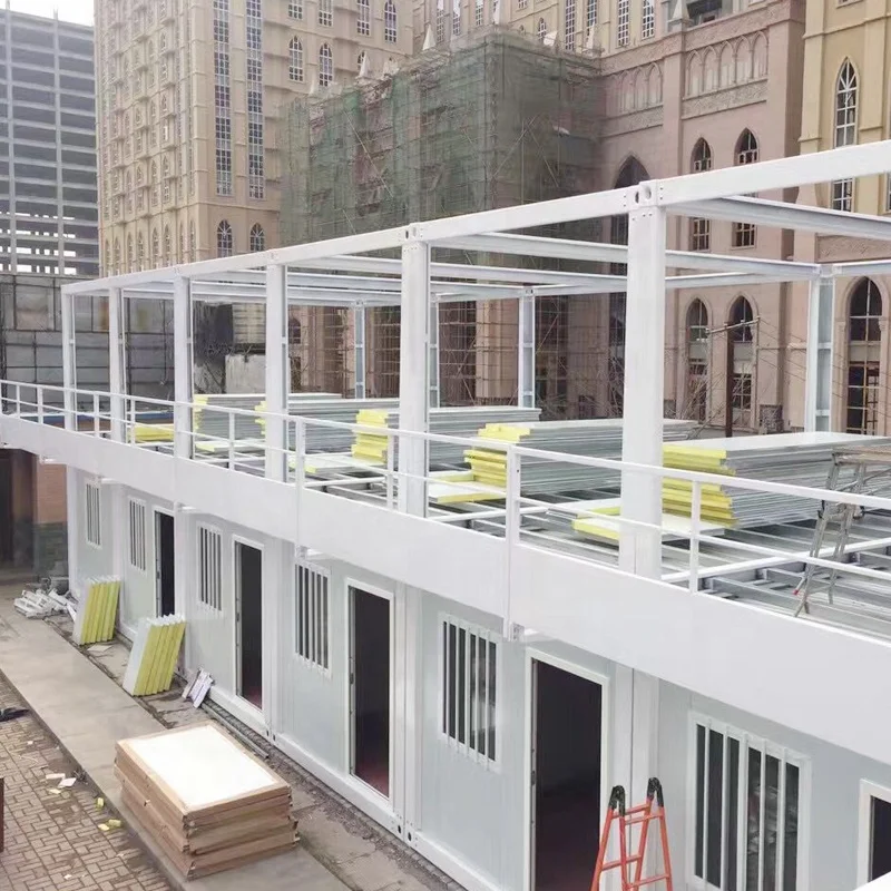 cheapest steel structure prefab container house