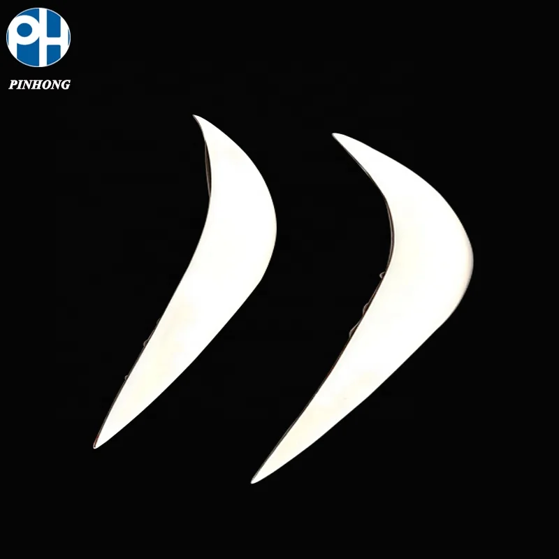 Front / Rear 3D Car Bumper Guard Cover Protector Streamline Anti-rub Crash Strip