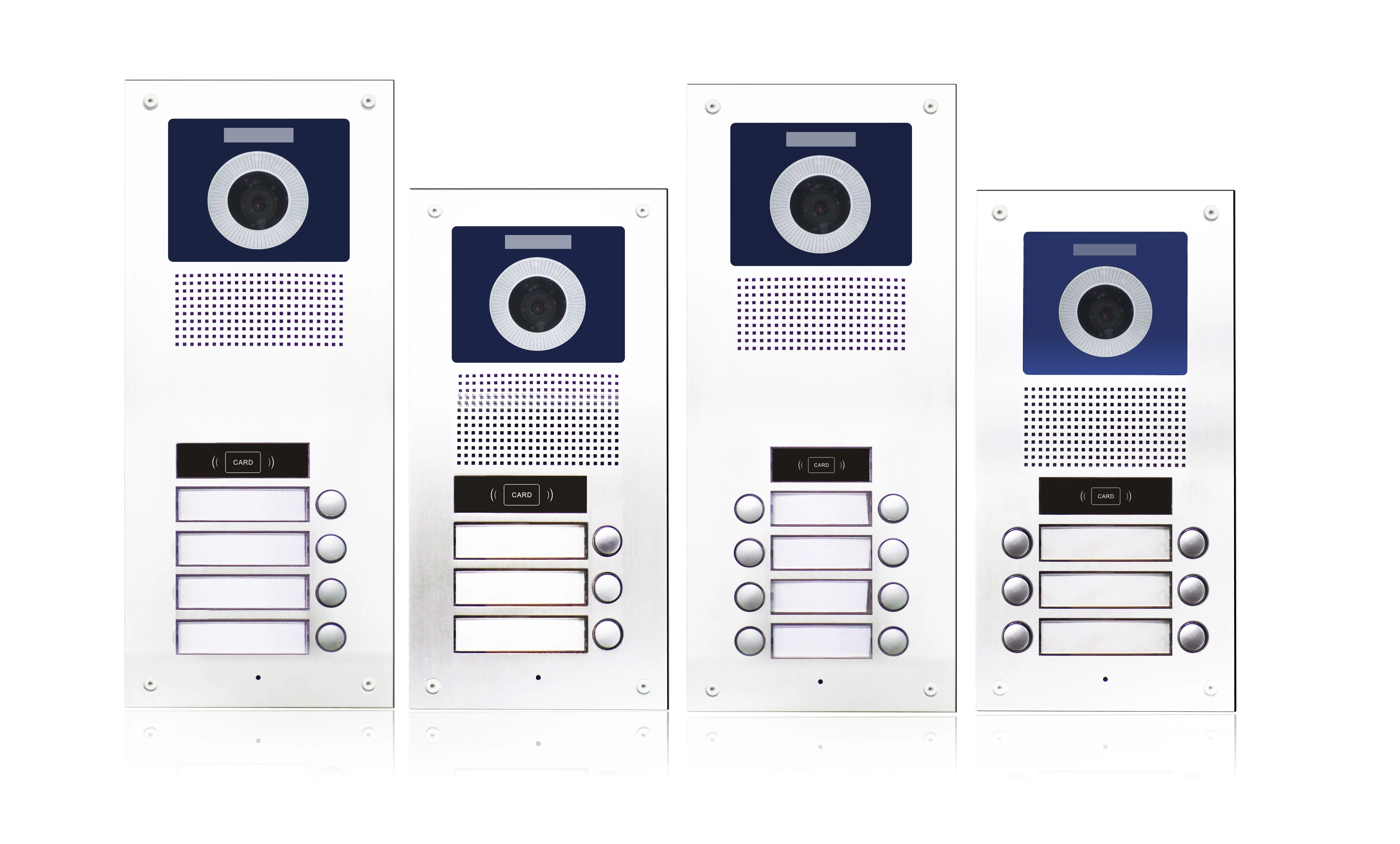 
CAMMAX out door station RFID key press button Intercom for building apartment video door phone night vision LED 