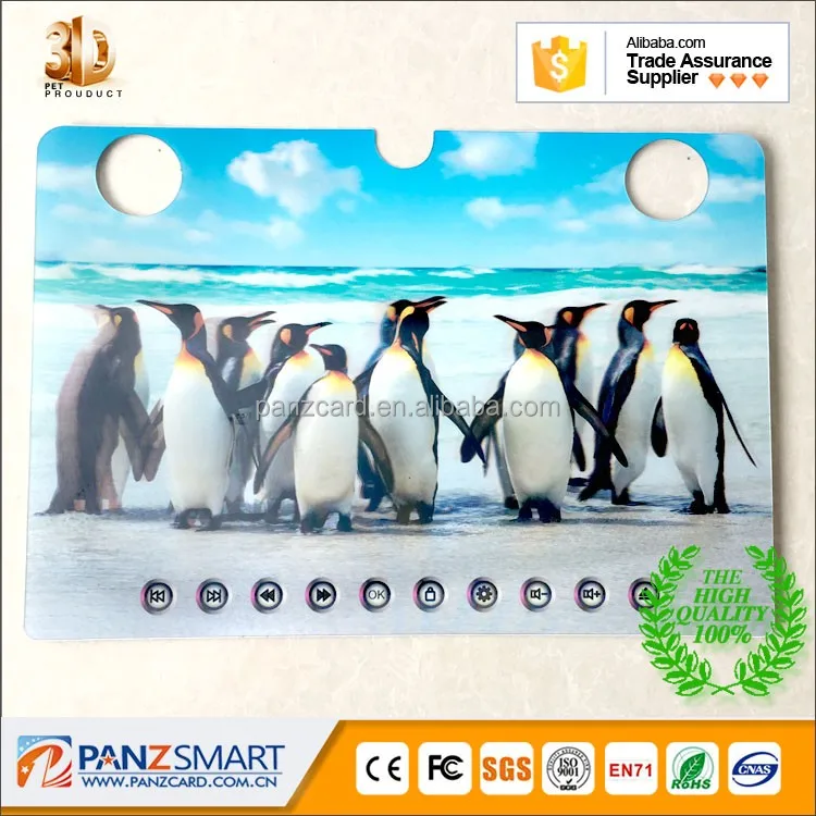Customzied 3D lenticular poster printing flip 3d postcard lenticular animals 3D lenticular picture 3D flip pictures for table