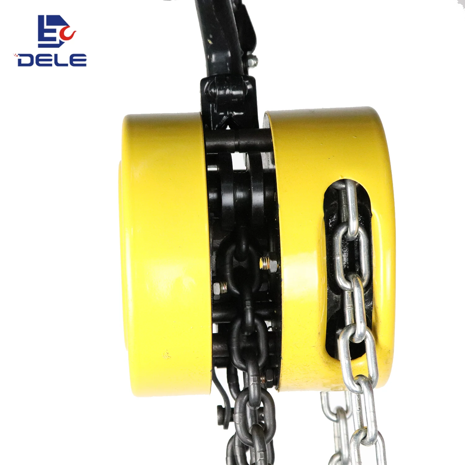 
China Hangzhou DELE 5T Portable Manual Chain Hoist  (1600180223567)