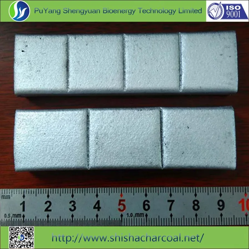 Smokeless long burning silver bulk shisha hookah charcoal price