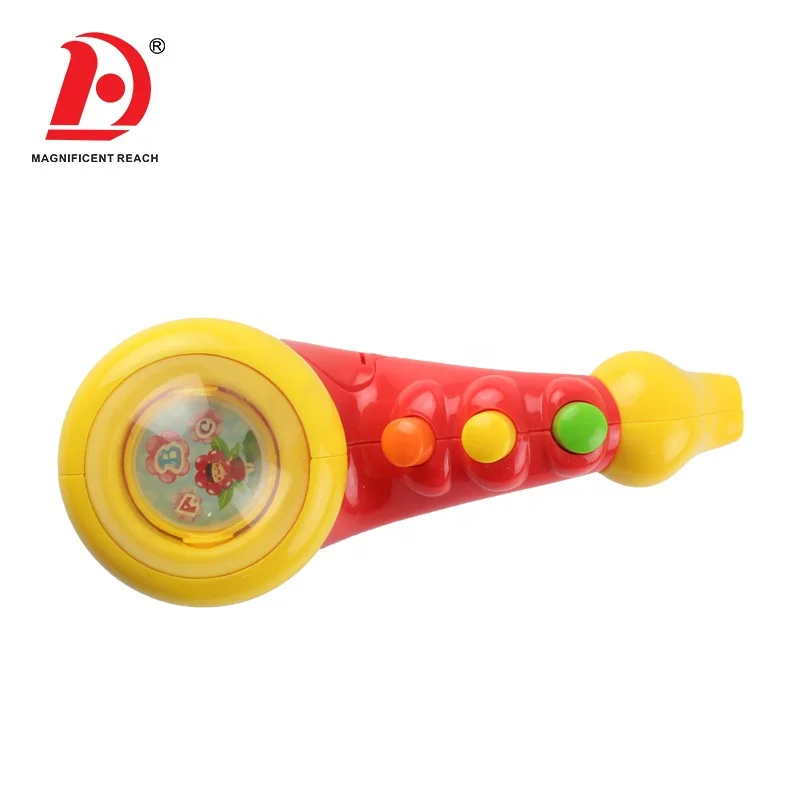 HUADA 2019 Interesting Learning Education Kids Cartoon Musical Toys Instrument Saxophone Toy