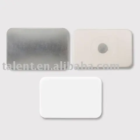 Hotsale High Quality Rectangle 40x60mm Fridge Magnetic Button Badge Component Fridge Magnet