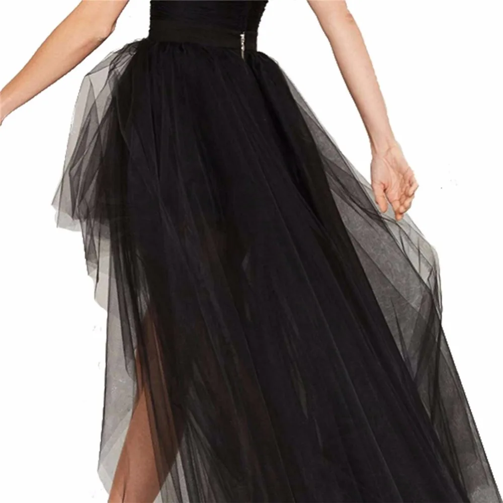 High Quality Wholesale Adult Women Girls Skirt Tulle Ballet Long Black Tutu Skirts For Women