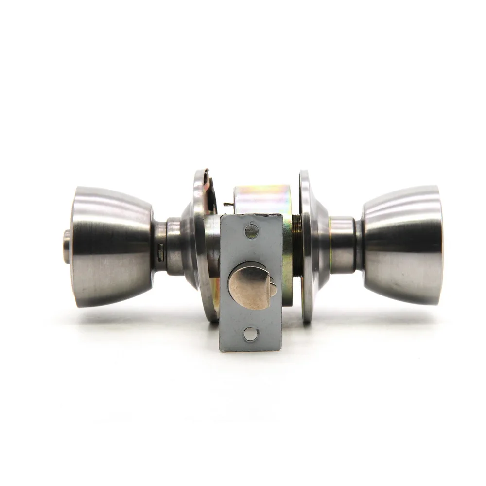 ANSI Grade 3 Tubular standard door steel tulip knob cylinder lock