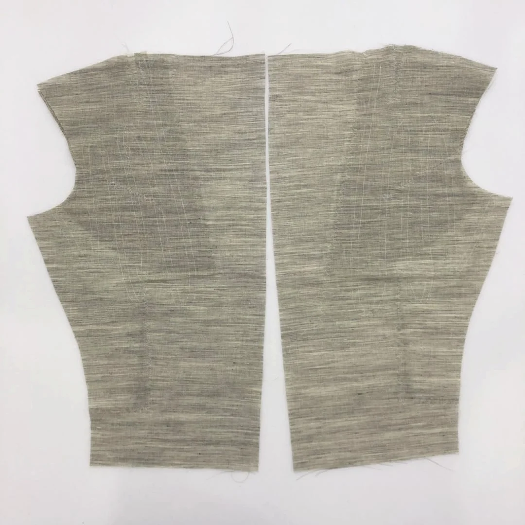 Натуральная плотная нагрудная часть тканая нагрудная полотняная цельная нагрудная часть для мужского костюма нагрудная часть