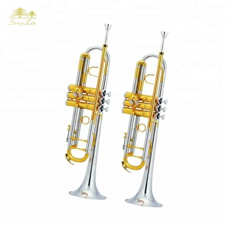 Bb brass trumpet