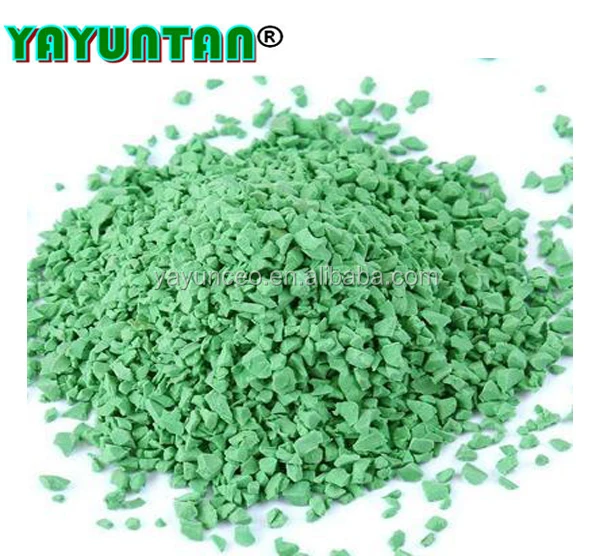 Synthetic outdoor basketball court flooring raw material