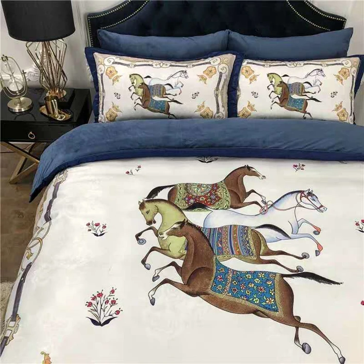 3d Egyptian cotton  bedsheet  3d comforter bedding set NO MOQ