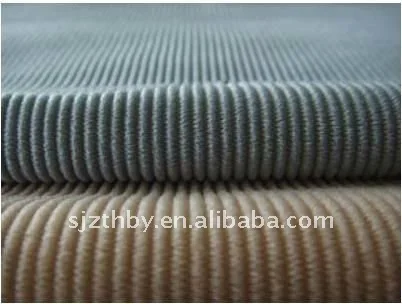 100% cotton corduroy jacket dyed fabric