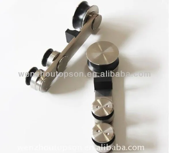 Glass Door Wheel  Glass Interior Door Hang Roller Glass Hardware