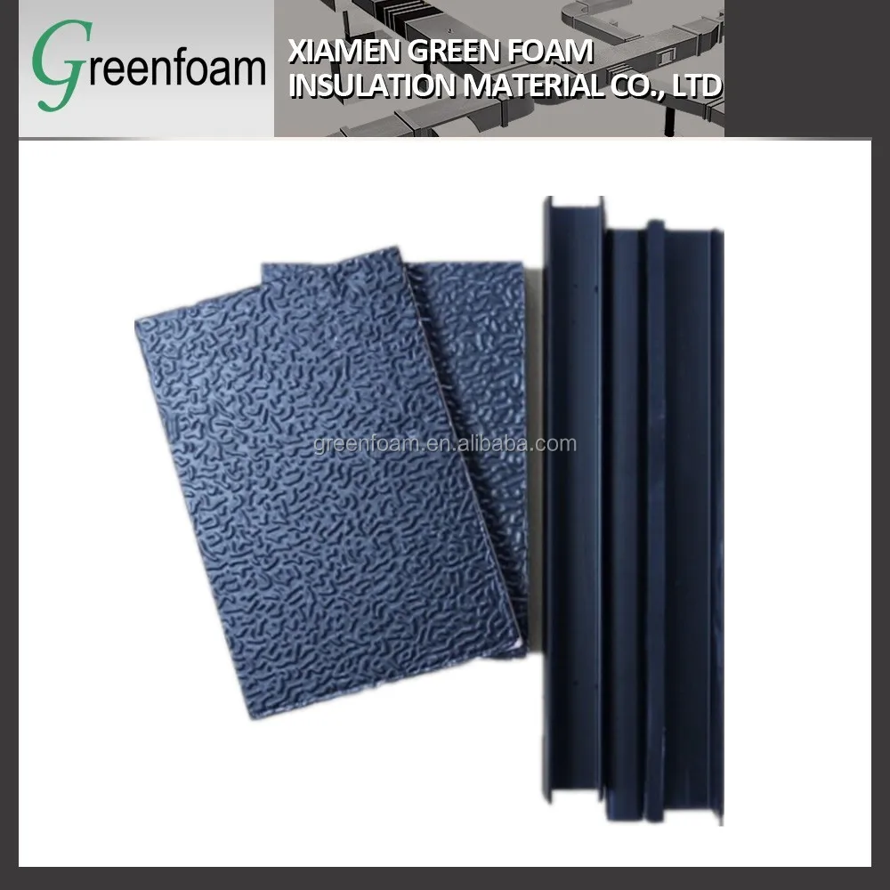 P3 Duct PU Aluminum Sandwich Panel With Black AL Foil