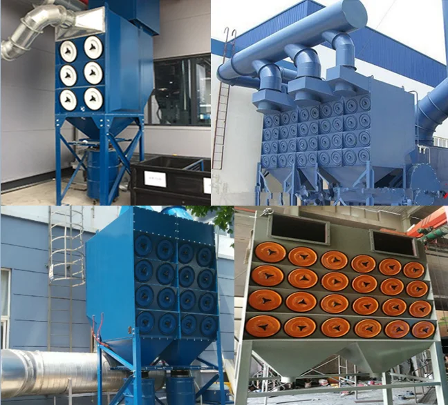 electromanetic pulse high pressure industrial environmental protection & energy saving pulse bag filter cartridge dust collector