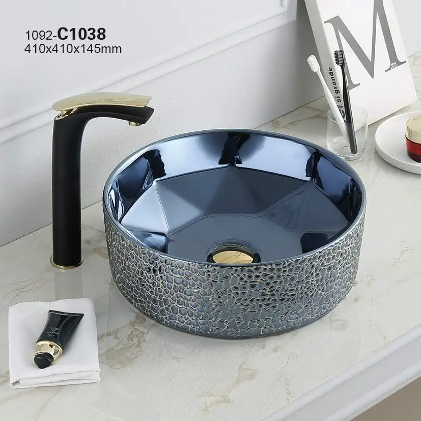 C1052 PATE bathroom vanity sink modern washbasin cabinet design