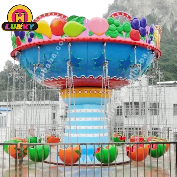 Swing Chair Rides Hot Sale Amusement Park Rides Watermelon Flying Chair Rides