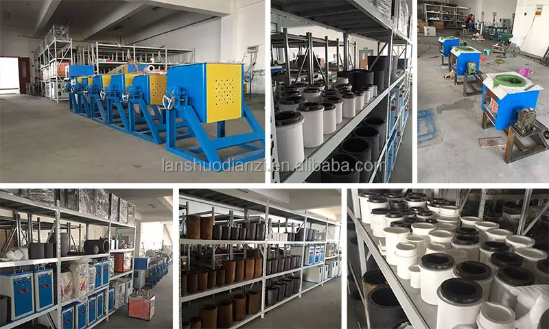 China supplier 50kg steel iron induction melting furnace price