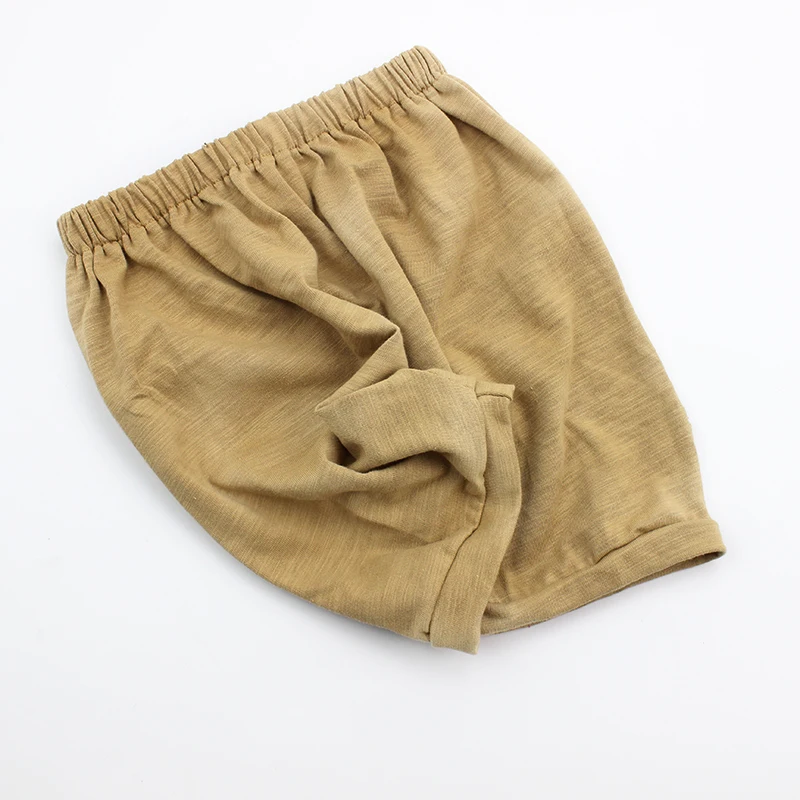 2023 hot sale  Bamboo Cotton Handmade Unisex Toddler Kids Clothing Baggy Design girl shorts