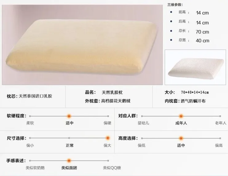 latex pillows,natural latex body pillow,latex foam contour pillow