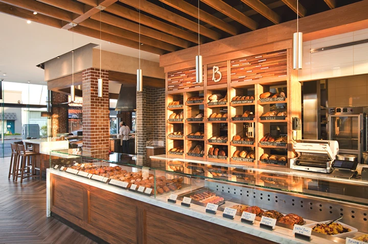 Customized Donut Display Stand Cabinet Retail Donut Store Interior Layout Decoration Donut Shop