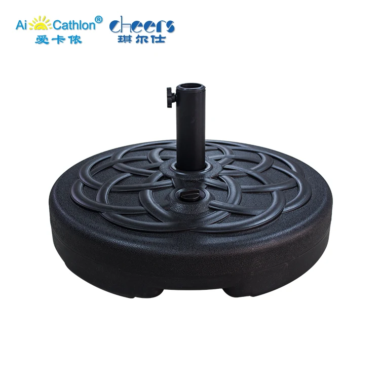 Market Parasol Stand Outdoor Patio Square Plastic Water Filled Umbrellas Bases