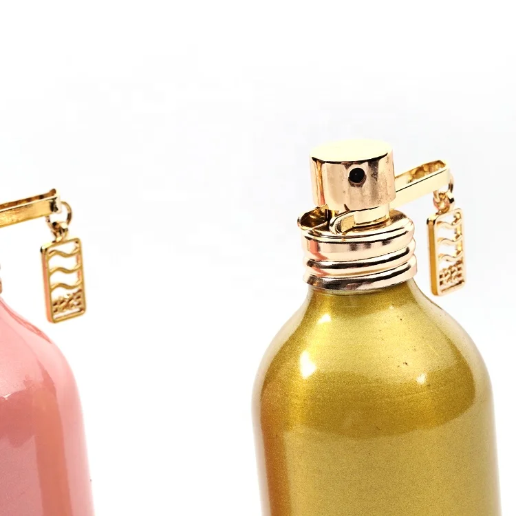 Custom Color Hot Selling Top Quality Mirror Finished Surface Electroplating Aluminum Perfume Bottle