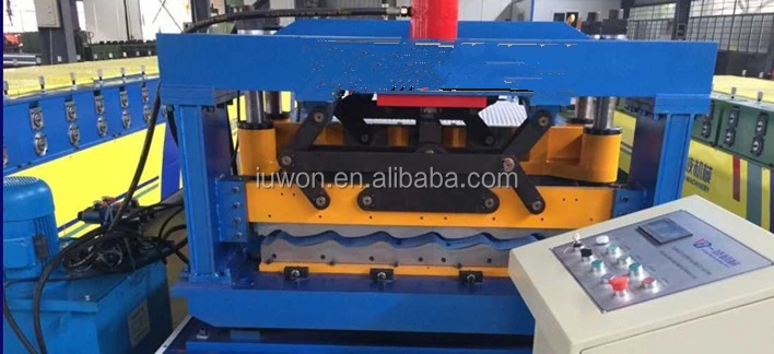 
Automatic Metal Roof Panel Coloured Steel Sheet Tile Roll Forming Production Line 