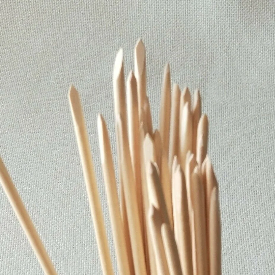  Палочка из оранжевого дерева/маникюрная палочка для дизайна ногтей красоты и очистки