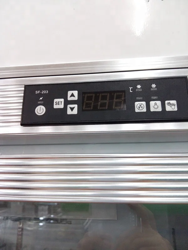 Two Doors 1000L Soda Beer Beverage Display Refrigerator With Imported Compressor