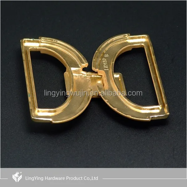 2015 factory metal pink interlocking belt buckles for women