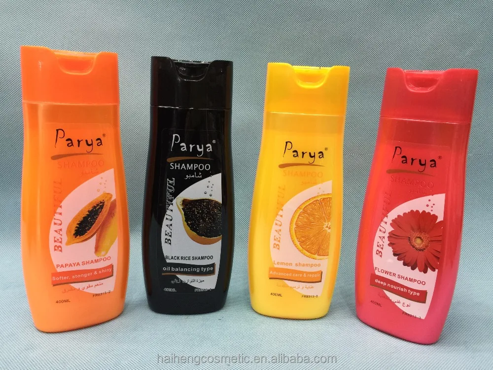 
Parya anti-dandruff shampoo softer,stong shine oli balancing papaya black rice lemom flower beautiful care hair shampoo 