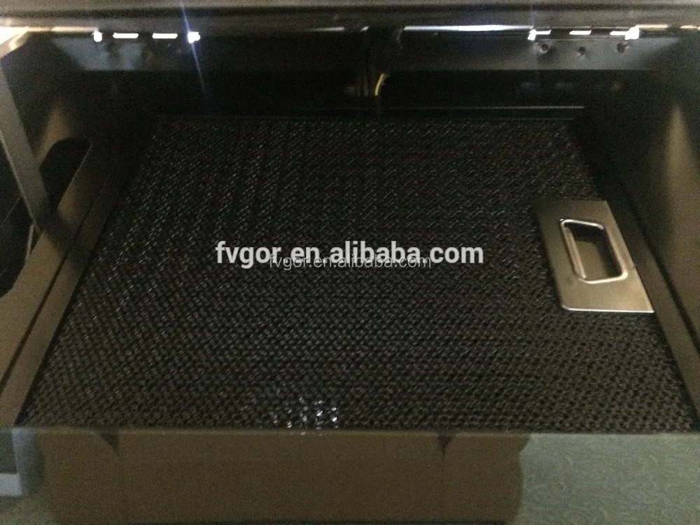 Kitchen Chimney Cooker Range Hood Black Tempered Glass Side Range Hood