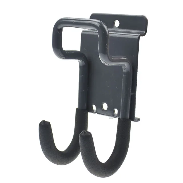Garage storage slat wall mounted tools metal hook hanger double J hooks