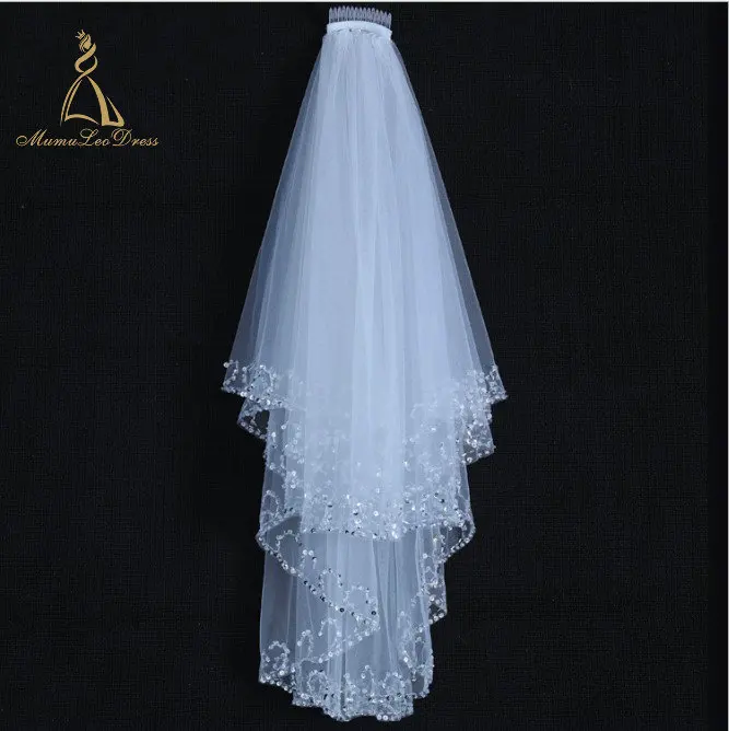 
Military Horse Fly Fan Bee Hat Pure White Short Christian Indian Wedding Veil 
