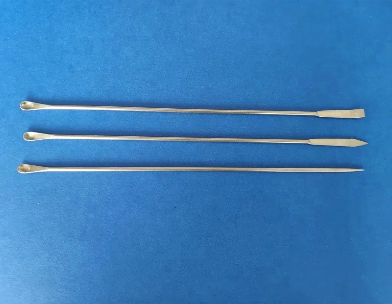 Lab use 3*1 Stainless Steel microscale spoon micro spoon with spatula