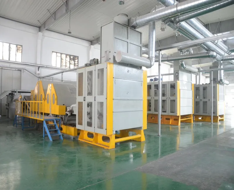 micro polyester fiber thermal bond wadding machine for quilt filling