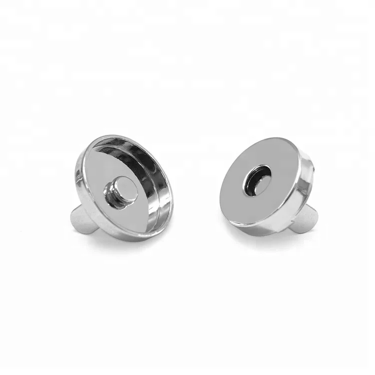 Zinc alloy Material and Nickle , Gold , Light gold , Anti-silver,Anti-brass and ect. Color 20mm magnetic snap for bag