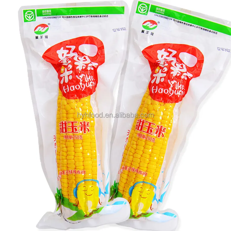 Vacuum Packed China Sweet Corn Fresh Yellow Corn