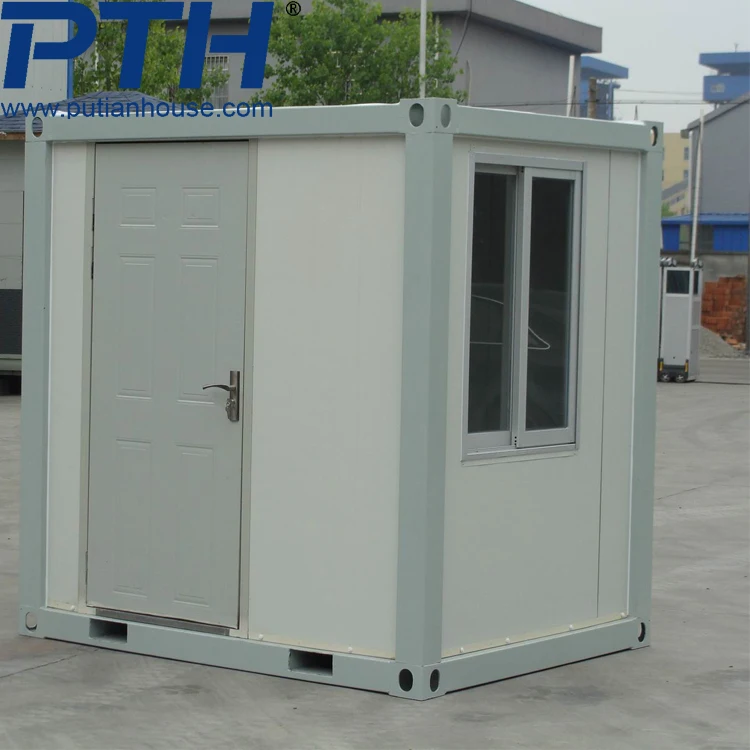 China Easy assembly cabin 10ft Container House for toilet, kiosk, guard house, booth