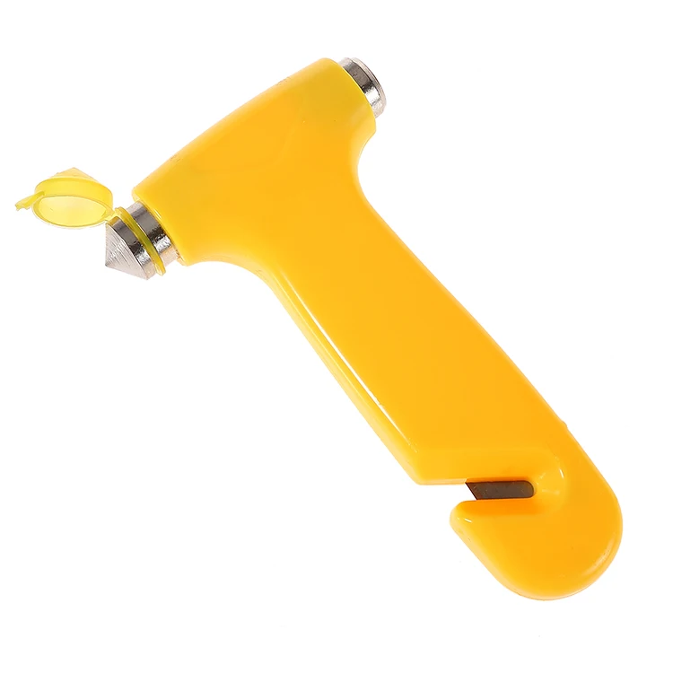 2-in-1 Window Glass Breaker and SeatBelt Cutter Auto Car Safety Hammer