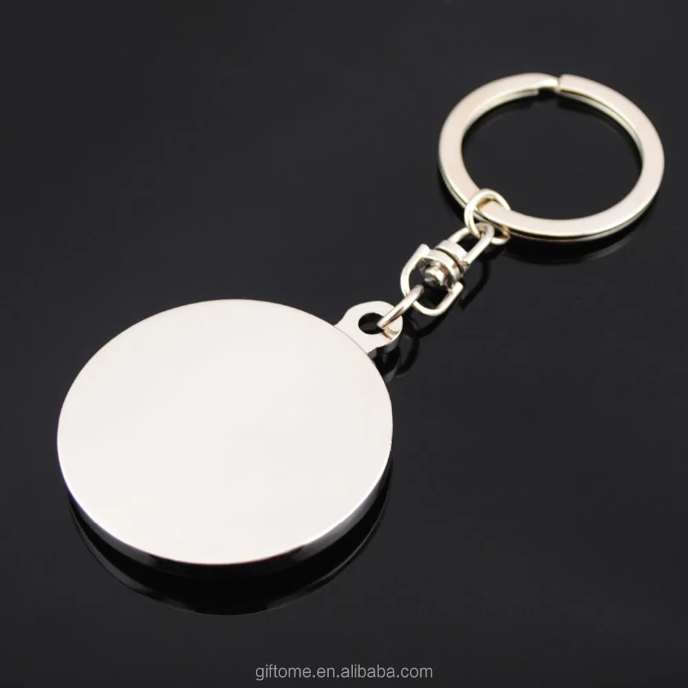 metal 50-years perpetual calendar keychain with free laser engraving