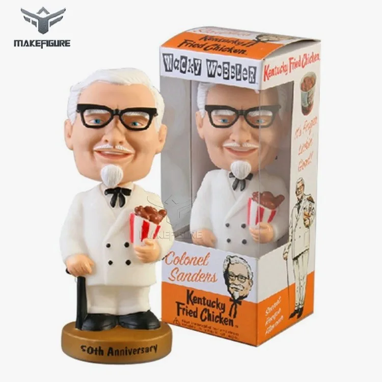 custom made movie star bobble head, rock singer and pop dancer wobble head figure, famous people vinyl bobble head